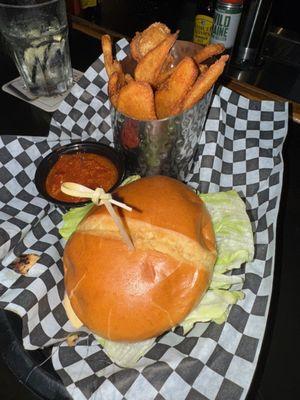 Garlic chicken sandwich