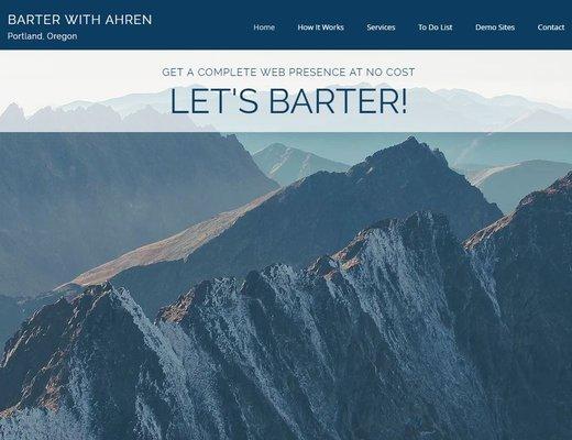 Snapshot of my website