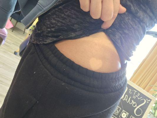 Post spray tan!