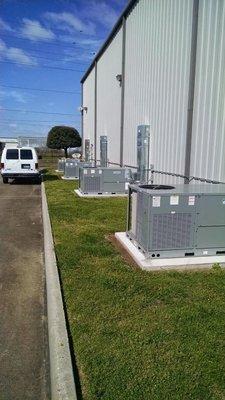 Commercial AC job just finished