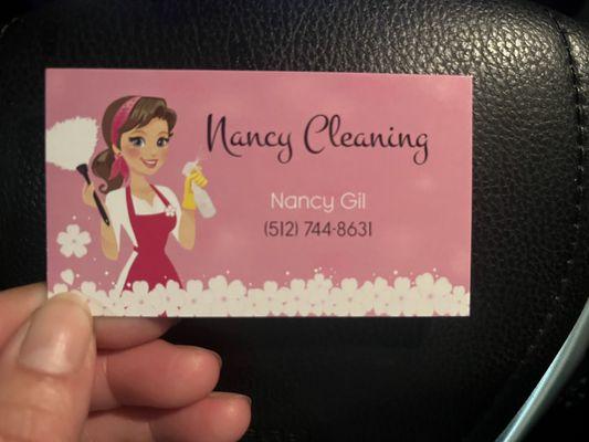 Nancy Cleaning