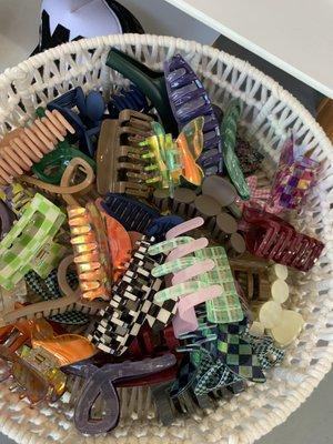 Claw clips for long + thick hair