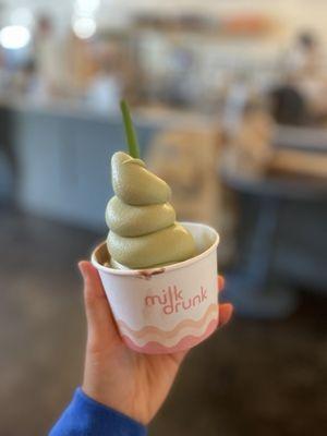 Matcha and chocolate