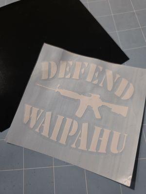 Custom vinyl decal by Wiki Decals