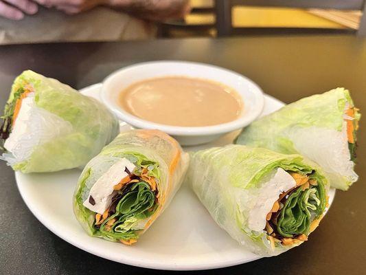 Tofu spring rolls