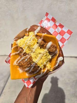 BFC Eggdropp on Buttery Garlic Toast!!!