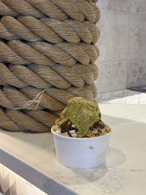Dubai Chocolate Frozen Yogurt