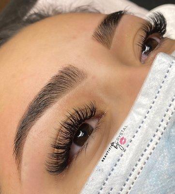 Hybrid Lashes, Brow Shaping & Henna