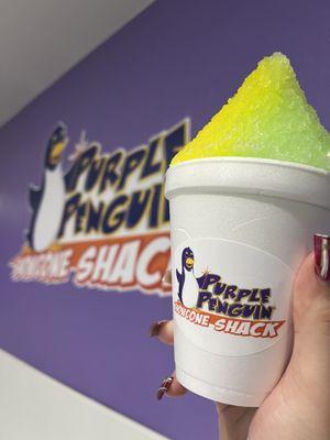 Purple Penguin Snowcone Shack