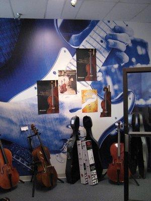 Guitars and drums, to orchestra and band rentals - We've got it all!