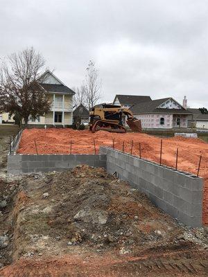 Filling and Packing a House Pad