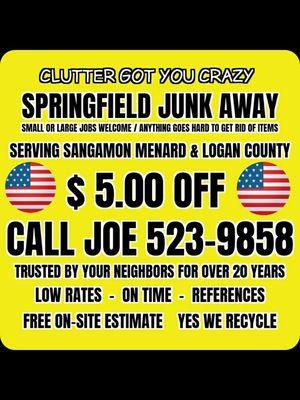 Springfield junk away