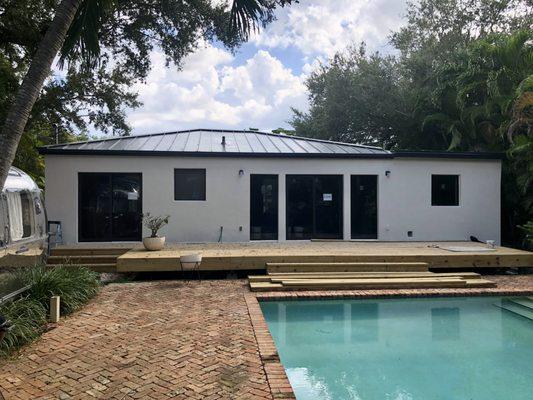 Beautiful new windows from Cat 5…the house is transformed. And safe!