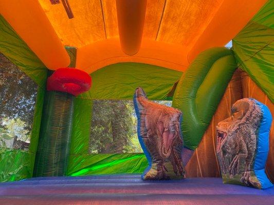 inside our jurassic world 6in1 combo can be rented wet or dry