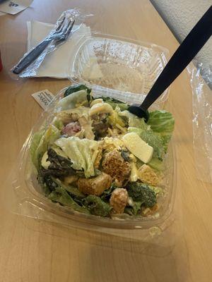 Salad from salad bar