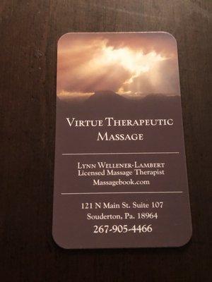 Virtue Therapeutic Massage