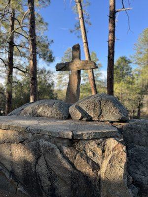 Rock Chapel is a great place to read & pray.