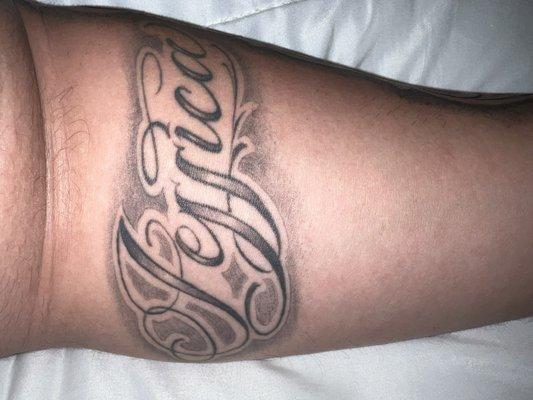 Freestyle Script Jessica