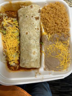 #13 Burrito and Enchilada