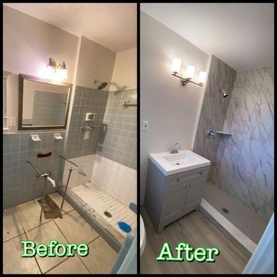 Bathroom remodeling