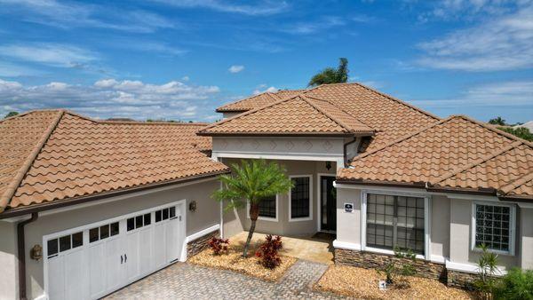 Metal Tile roof installed in Viera