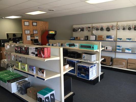 Inside the store