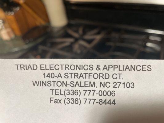 Triad Electronics Services