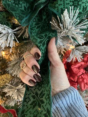 Lotus Nail Spa. Gel polish with Cat Eye polish. Thanks Jennifer!!!