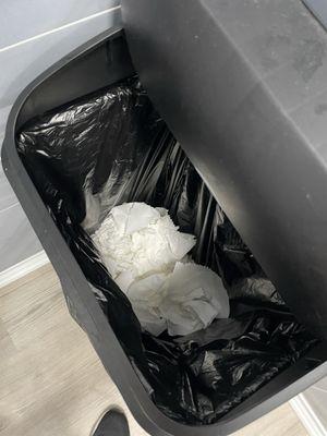 Garbage left from previous event