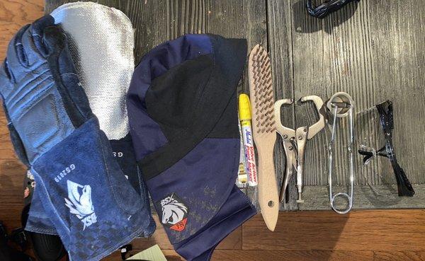 Welding equipment purchased