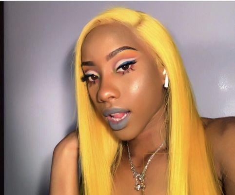 Custom color on 613 Hair Diamond Luxe Hair Frontal install