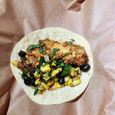 Fried Chicken taco