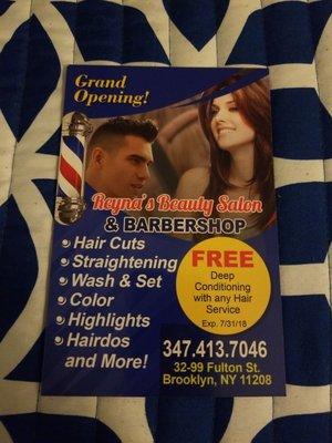 Reyna's Beauty Salon & Barbershop