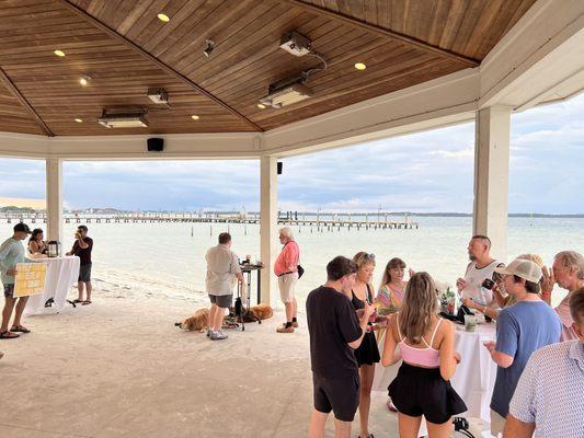 Pavilion on the Sound side.