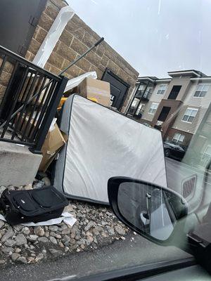 The stuff you will see when taking trash out!!!!! And how they remove mold