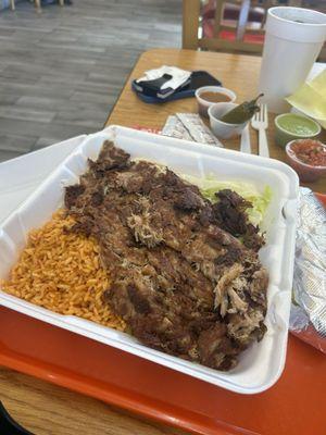 Carnitas plate