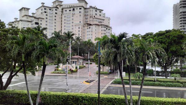 View from the balcony