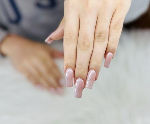 Gel extension nails design
