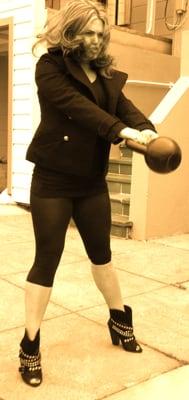 A true Bas Ass can do anything in heels!! ;)