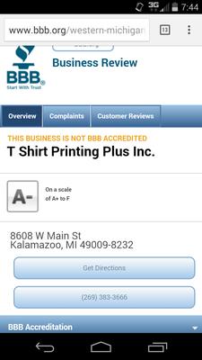 T-Shirt Printing Plus