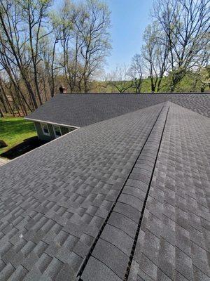 My favorite part! Fresh new roof