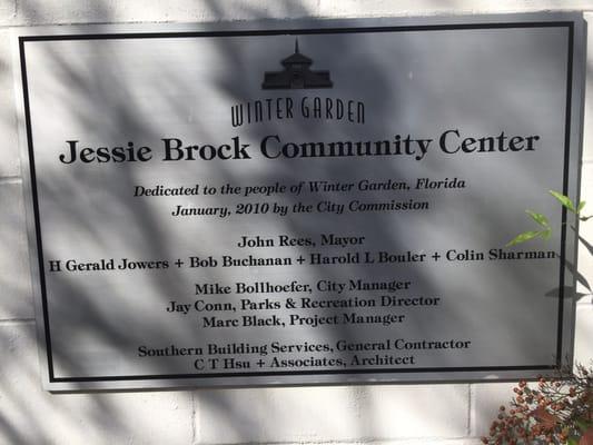 Winter Garden Recreation Department