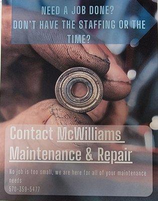 McWilliams Maintenance & Repair