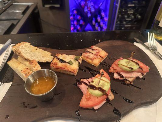 Complementary charcuterie to start