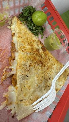 Al pastor quesadilla