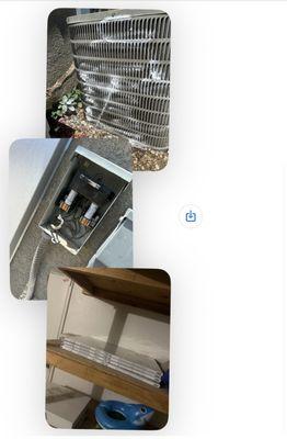 New fuses, cleaned condenser, helped organize filters... very respectful