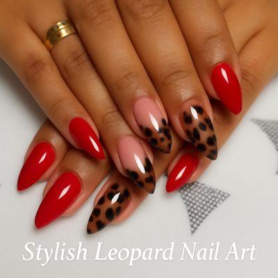Leopard nail designs