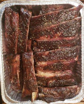 SmoQ'd St. Louis Style Ribs.. Catered for customer.