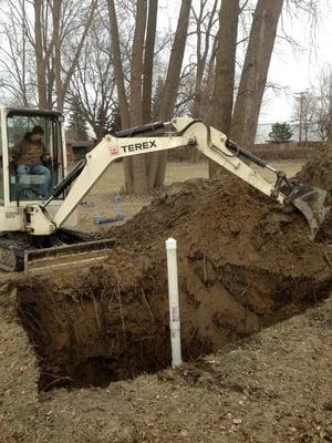 Residential sewer repair