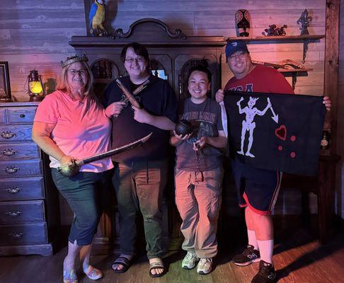 after completion in the room